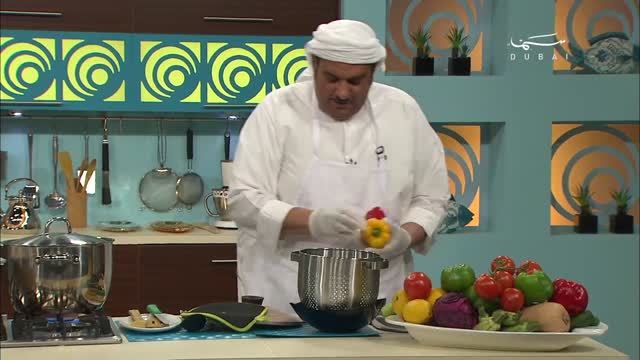 المطبخ الشعبي: معكرونة باللحم والخضار. تمرة بالدهن