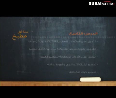 سنة أولى مطبخ: الكيك ومكوناته الأساسية