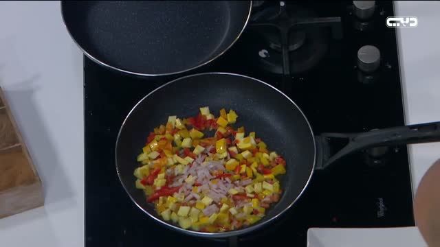 نكهات وأكلات: ريش غنم مع خضار وكيك الرواني